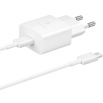 Samsung 15W Fast Charging USB-C Wall Charger White (cable included)