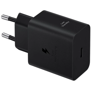 Samsung 45W Fast Charging USB-C Power Adapter Black (1.8m cable included)