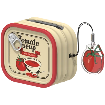 Samsung Galaxy Buds4 / Buds4 Pro Food Can Case Red