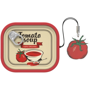 Samsung Galaxy Buds4 / Buds4 Pro Food Can Case Red