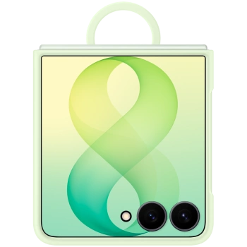 Samsung Galaxy Flip8 Silicone Ring Magnet Case Green