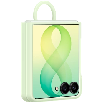 Samsung Galaxy Flip8 Silicone Ring Magnet Case Green