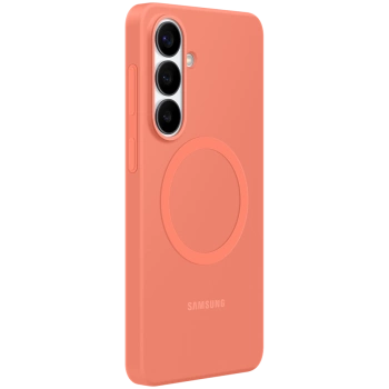 Samsung Galaxy S26+ Silicone Magnet Case Coralred