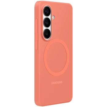 Samsung Galaxy S26 Silicone Magnet Case Coralred