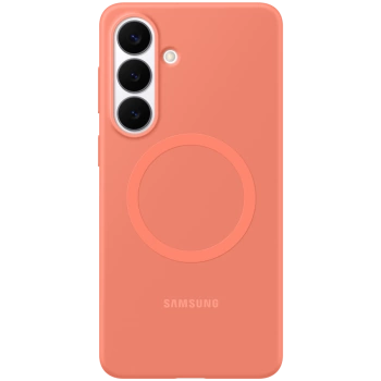 Samsung Galaxy S26+ Silicone Magnet Case Coralred