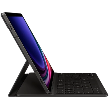 Samsung Galaxy Tab S9/S9 FE/S10 FE/S10 Lite Book Cover Keyboard Slim - AI Key Black