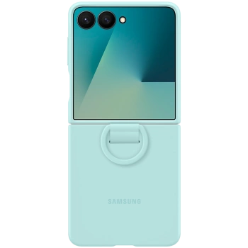 Samsung Galaxy Z Flip7 Ring Case (Silicone) Mint