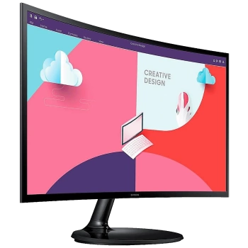 Samsung Monitor 27", Zakrivljeni, FullHD, HDMI, VGA - LS27C364EAUXEN