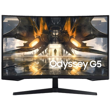 Samsung Monitor 27",Zakrivljeni,WQHD,G5 Odyssey, HDMI,Display Port - LS27AG550EPXEN