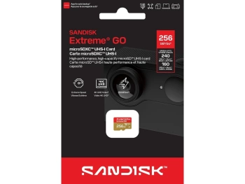 SanDisk Micro SD 256GB Extreme, 190MB/s A2+ SD adapter