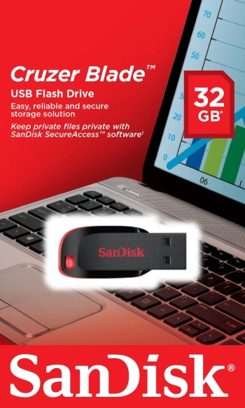 SanDisk USB Stick 32GB Cruzer Blade USB 2.0