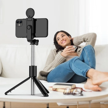 Selfi štap i tripod WR1YXS telescopic 0.71m with lamp