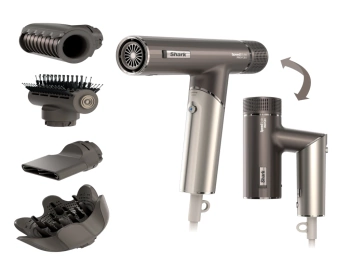 Shark Pro FLEX susilo4u1 fen, 1750W, rucka na preklop, IQ Styling, bez topl. ostecenja