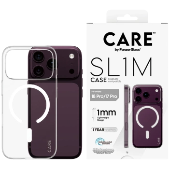 SL1M Case Transparent w. MagSafe iPhone 18 Pro