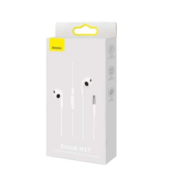 Slušalice Baseus Encok H17 sa kablom 3.5mm bijele