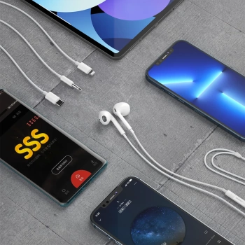 Slušalice Dudao za iPhone lightning bijele