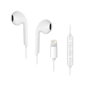 Slušalice Forcell za iPhone lightning 8-pin bijele