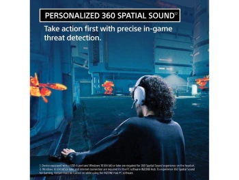 Sony gaming slušalic INZONE H3žičane slušalice s mikrofonomboja crna