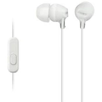 Sony slušalice EX-15 bijele,in-ear, mikrofon