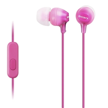 Sony slušalice EX-15 pink,In-Ear, mikrofon