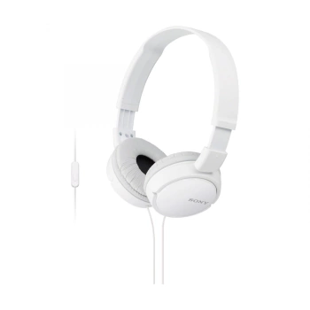 Sony slusalice ZX110A, bijele,naglavne, sa mikrofonom