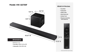 Soundbar SAMSUNG HW-QS700F 3.1.2 ch
