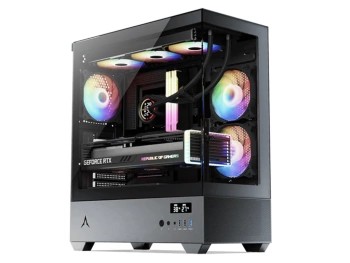 Spire Gaming Case U30P, 3xRGBVGA: 400mm, CPU Cooler: 165mmRadiator: 280mm, Temperature Display