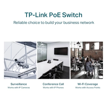 Switch 28-Port Gigabit Smart PoE+ TP-Link Omada TL-SG1428PE
