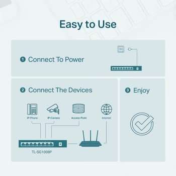 Switch 8-Port Gigabit Desktop TP-Link Omada