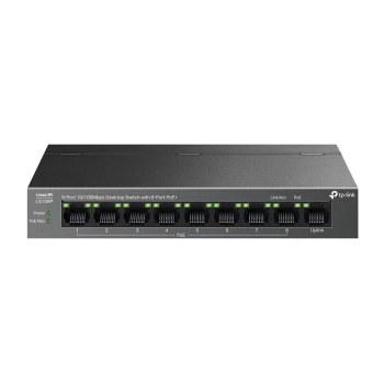 Switch TP-Link Omada 9-Port 10/100 Desktop 8-Port PoE+ LS109P