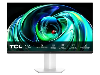 TCL 24"G54 VA Mini LED Monitor23"8; 1920x1080 100Hz; 5ms;GtG; VGA; HDMI; VESA; bijelo-crna