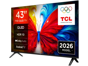 TCL 43"S5L FHD QLED Android TV60Hz, 300 nits