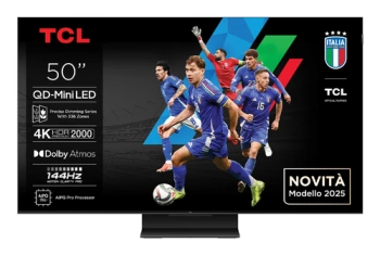 TCL 50"C7K 4K QD-Mini LED TV144Hz Google TV; Game Master;Audio BANG & OLUFSEN; HDR Premium;