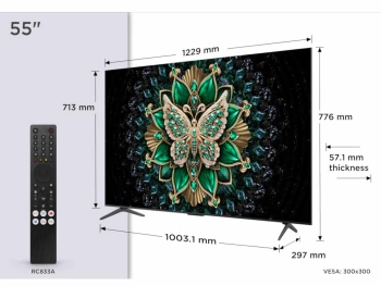 TCL 55"C6K 4K QD-Mini LED TV144Hz Google TV; Game Master;Dolby Atmos; Onkyo 2.1; HDR Premium;