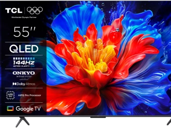 TCL 55"P8K 4K QLED TV 144HzGoogle TV; Motion Clarity Pro;Game Master; Onkyo 2.1;