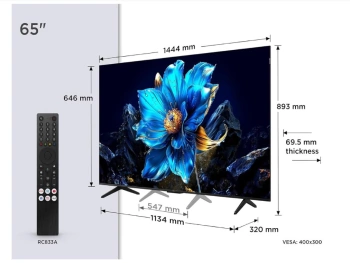 TV TCL QLED 65P7K 4K 60Hz Google TV