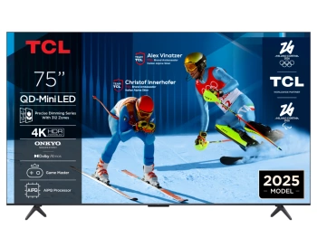 TCL 75"C6KS 4K QD-Mini LED TV60Hz Google TV; Game Master;Dolby Atmos; Onkyo 2.1; HDR Premium;