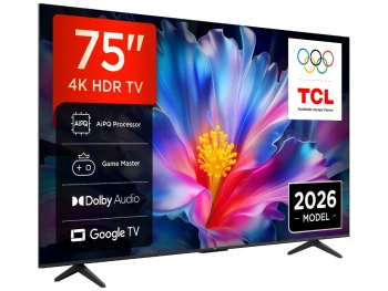 TCL 75"P6L 4K UHD Google TV;60Hz, VRR, 330 nits