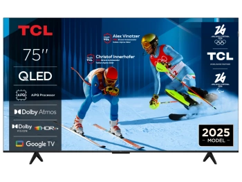 TCL 75"P7K 4K QLED TV 60HzGoogle TV; HDR multi-format;HVA Panel; Game Master; Dolby Atmos;