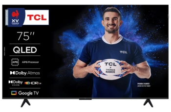 TCL 75"P7K 4K QLED TV 60HzGoogle TV; HDR multi-format;HVA Panel; Game Master; Dolby Atmos;