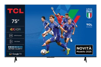 TCL 75"V6C 4K TV Google OSHDR10 HVA Panel Motion ClarityDolby Audio; AiPQ Processor;