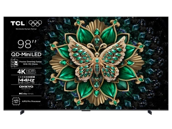 TCL 98"C6K 4K QD-Mini LED TV144Hz Google TV; Game Master;Dolby Atmos; Onkyo 2.1; HDR Premium;