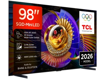 TCL 98"C7L 4K SQD-Mini LED;UHD 144Hz/288Hz FHD Google TV;B&O, 2176 zones, 3000 nits
