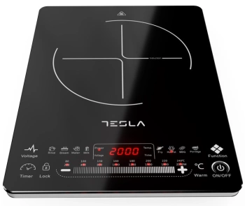 TESLA Indukcijski rešo IC400BSnaga 2000 W; Touch dugmići; 8 nivoa snage i temperature; 9 prog kuh