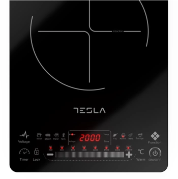 TESLA Indukcijski rešo IC400BSnaga 2000 W; Touch dugmići; 8 nivoa snage i temperature; 9 prog kuh