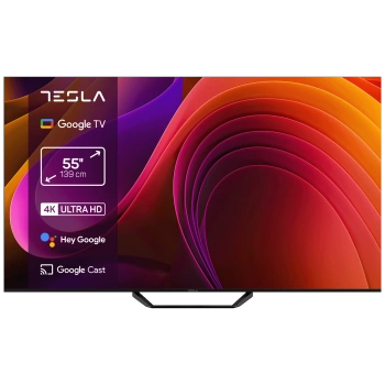 Tesla Televizor Smart LED 4K UltraHD 55", Google TV - 55E655BUS