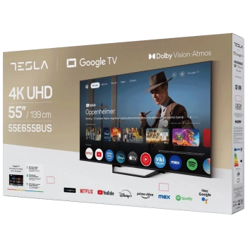 Tesla Televizor Smart LED 4K UltraHD 55", Google TV - 55E655BUS
