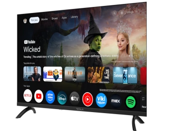 TESLA TV 32E655BHS HD Google  Powered by Google TV  2x10W Box Speakers