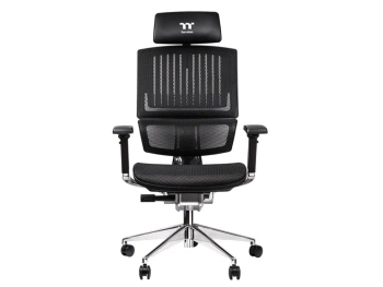 Thermaltake CyberChair E500Gaming stolica, Mesh/mrežasti,Crna boja, podesivi naslonjači za ruke