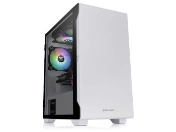 Thermaltake S100 White Micro Micro case, tempered glass, 1x 120mm fan